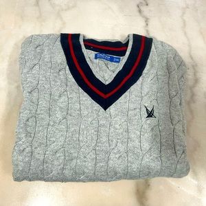 Mens Nautica V-Neck Sweater